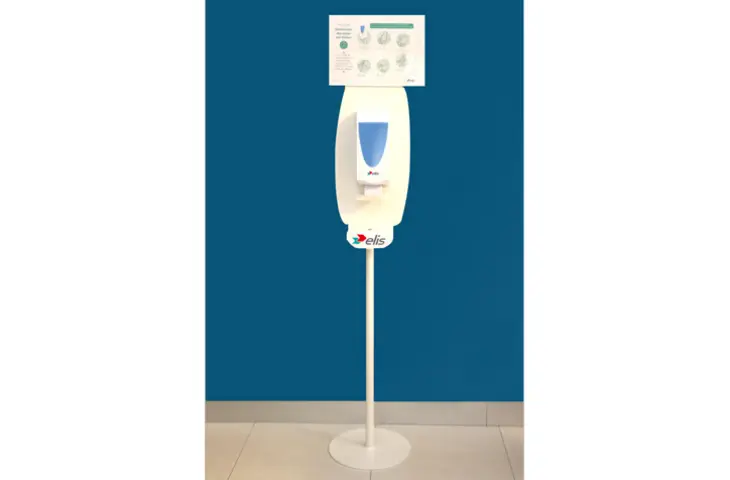 Hand sanitizer stand – Aqualine and Fusion | Elis France